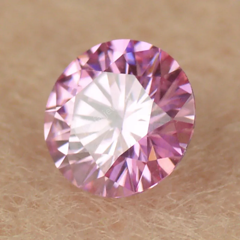 Высококачественные 5А розовые бриллиантовые вырезанные синтетические