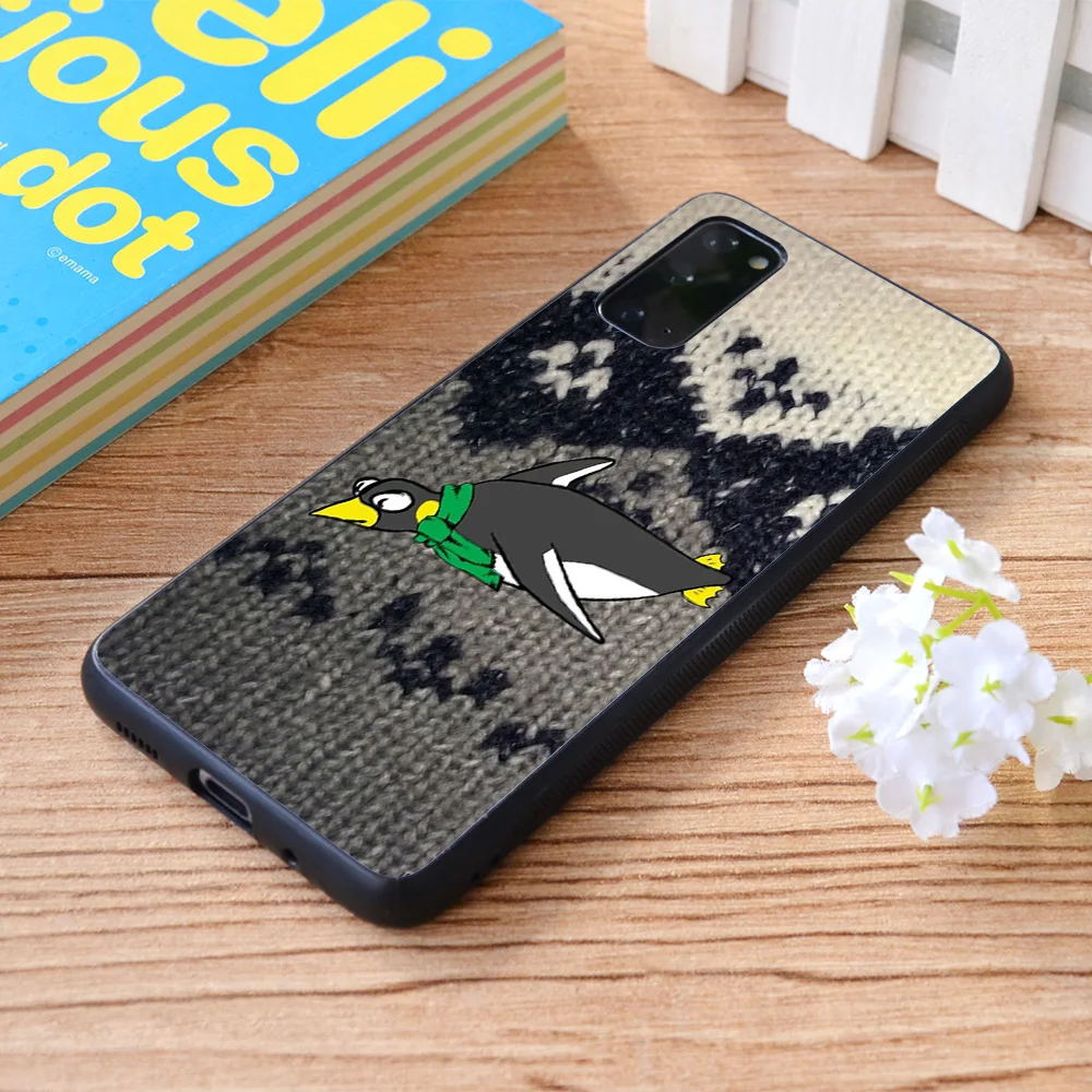 

For Samsung Galaxy Penguin Soft TPU border Samsung Galaxy Case