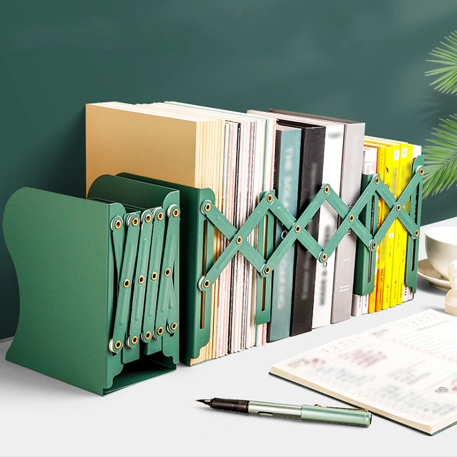 

Retractable Bookends For Shelves Book Support Stand Adjustable Bookshelf for Books Organizer Gift Stationery