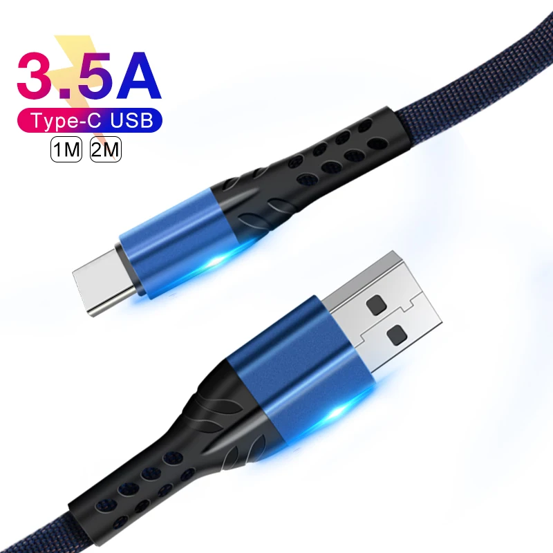 1 м длинный usb кабель type C для быстрой зарядки huawei mate 20 10 lite P20 Pro Nova 3e 3i Honor 9 V20