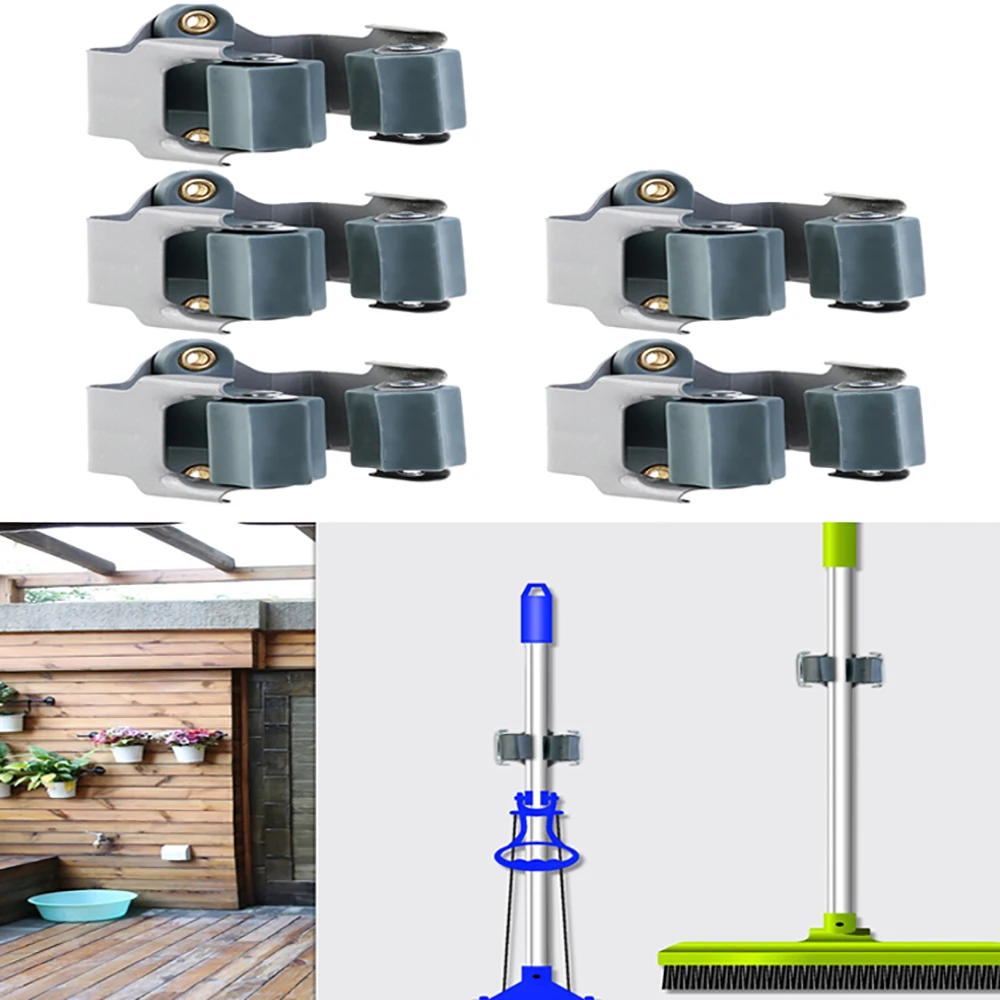 5 шт. держатель для метлы и садовый инструмент органайзер гаража инструменты
