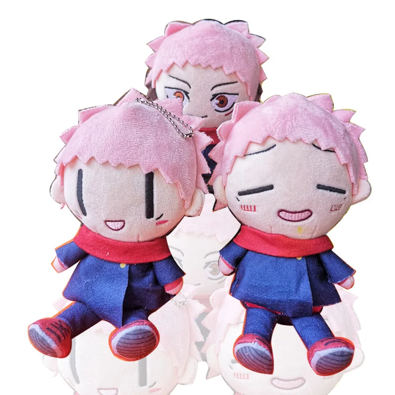 

Gojo Anime Peripheral Keychain Jujutsu Kaisen Plush Doll Toy Key Chain Bag Hanging Ornament Satoru Keyring