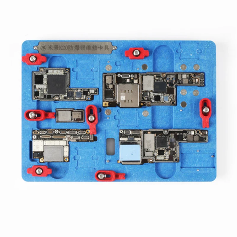 K20 Pcb держатель ремонт приспособление для Iphone X Xs Max материнская плата посадки олова с Bga трафарет A12 удалить черный клей