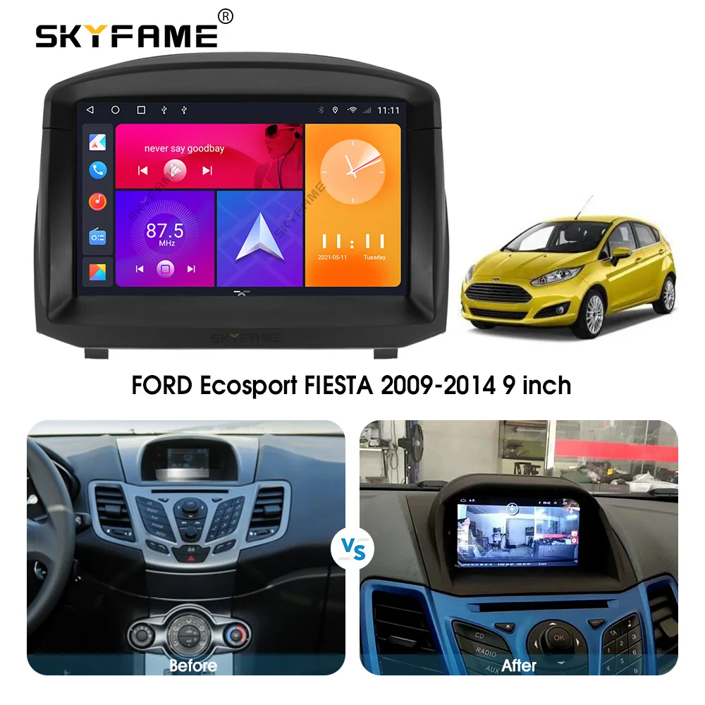 

SKYFAME Android Автомобильная Навигация Радио мультимедийный плеер для Ford Ecosport 2009-2014 автомобильная стереосистема