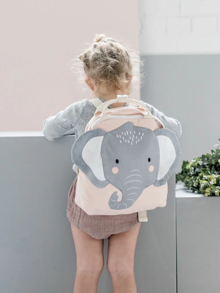 Детский плюшевый рюкзак для 3-8 лет детский школьный с мультяшными животными