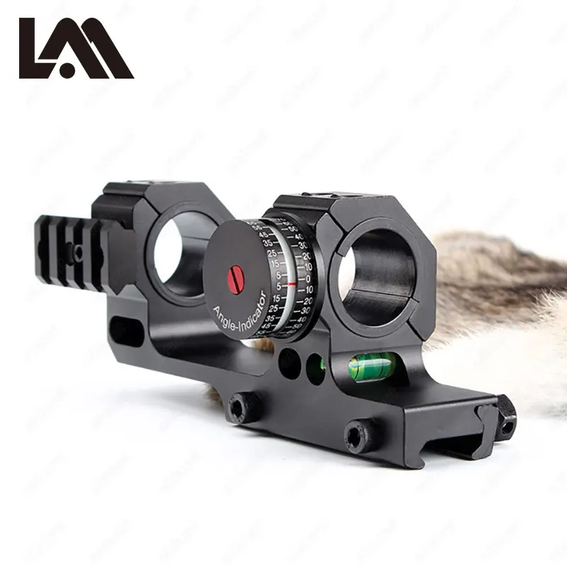 

Новинка 2018, кольцо для оптического прицела Lambul с угловым индикатором, пузырьковый уровень, подходит для оптического прицела 25,4 мм/30 мм