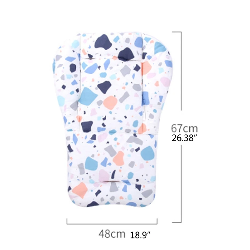 

Baby Dining Chair Cotton Pad Stroller Accessories Baby Stroller Cushion Universal Liner Mat Chair Protector Stroller