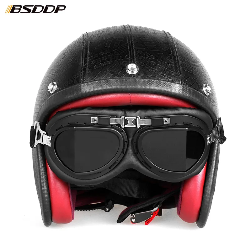 Винтажные мотоциклетные очки для Harley Pilot в стиле стимпанк ATV Bike шлем из меди |