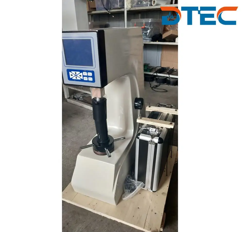 DTEC DHR-45D Digital Superficial Rockwell Hardness Tester LCD Display Inside Printer Automatic Loading Menu Control RS232 Port. |