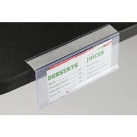 410cm plastic retail adhesive hang tabs merchandise price tag holder label display strip