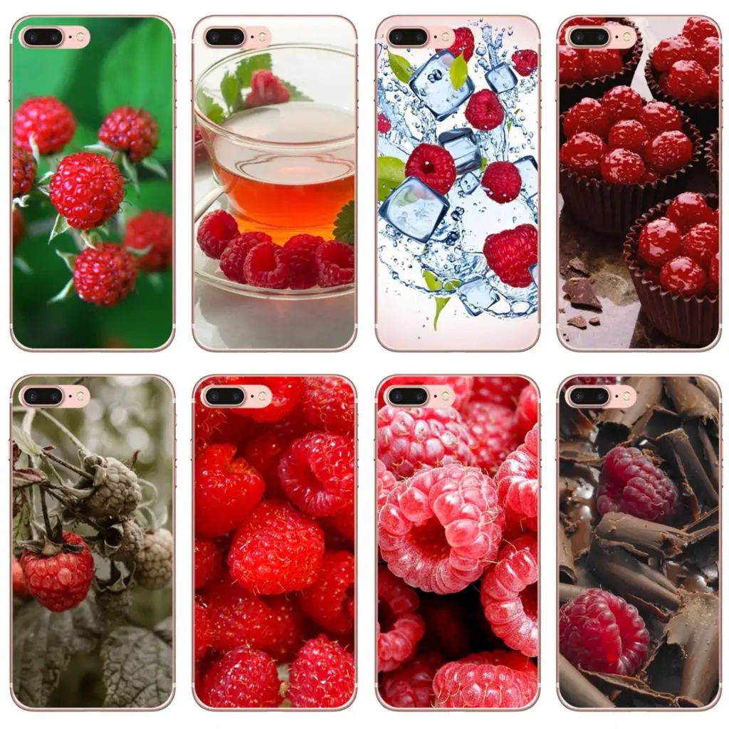 

Case Cover For iPhone 10 11 12 13 Mini Pro 4S 5S SE 5C 6 6S 7 8 X XR XS Plus Max 2020 Food Wallpaper Raspberry