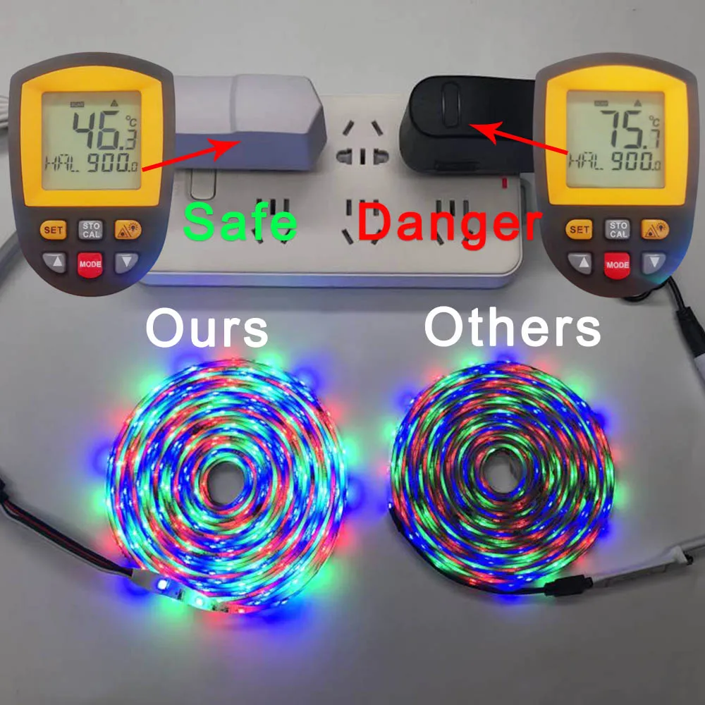 Водонепроницаемая светодиодная лента 15/20 м 5050 SMD 2835 Wi Fi RGB 5/10 м|Светодиодные ленты|