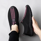 Женские кроссовки-носки Damyuan, легкие лоферы, прогулочная обувь на плоской подошве, размера плюс, лето 2021