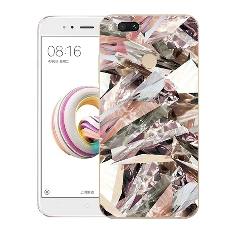Защитные чехлы из ТПУ для Xiaomi Mi 5X A1 5 &quot мягкий силиконовый чехол с мраморным