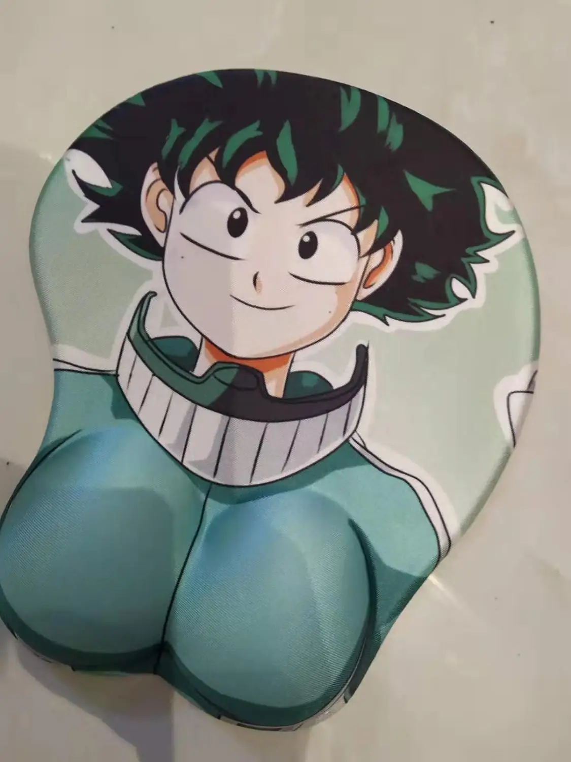 3d коврик для мыши Boku no Hero Academia игровой с мягкой грудью и подставкой на