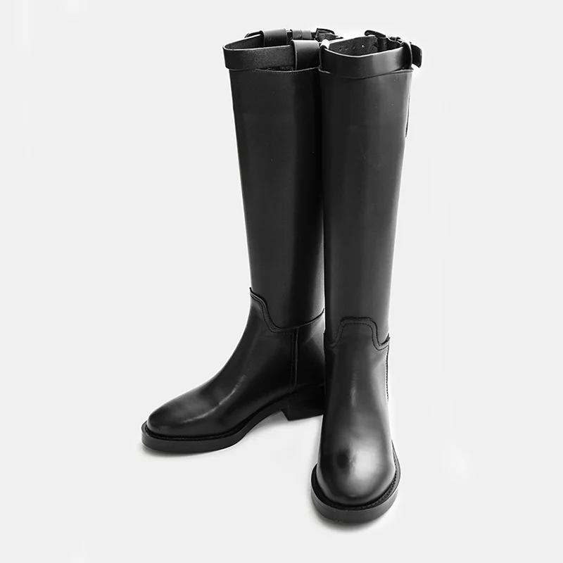 Женские сапоги 2021 г. Зимние теплые пикантные Сапоги выше колена модные черные