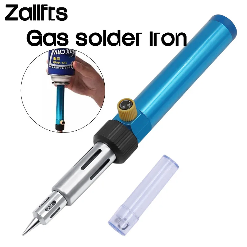 

Multi-function Adjustable Temperature Gas Soldering Iron Cordless Welding Pen Burner Butane Blow Torch Solder Iron Hot Air Gun
