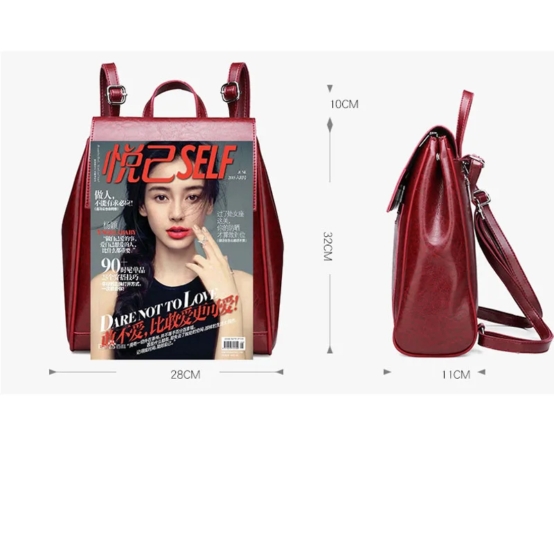 Женский рюкзак 2019 новый дизайнерский студенческий ноутбук сумка Ретро масло