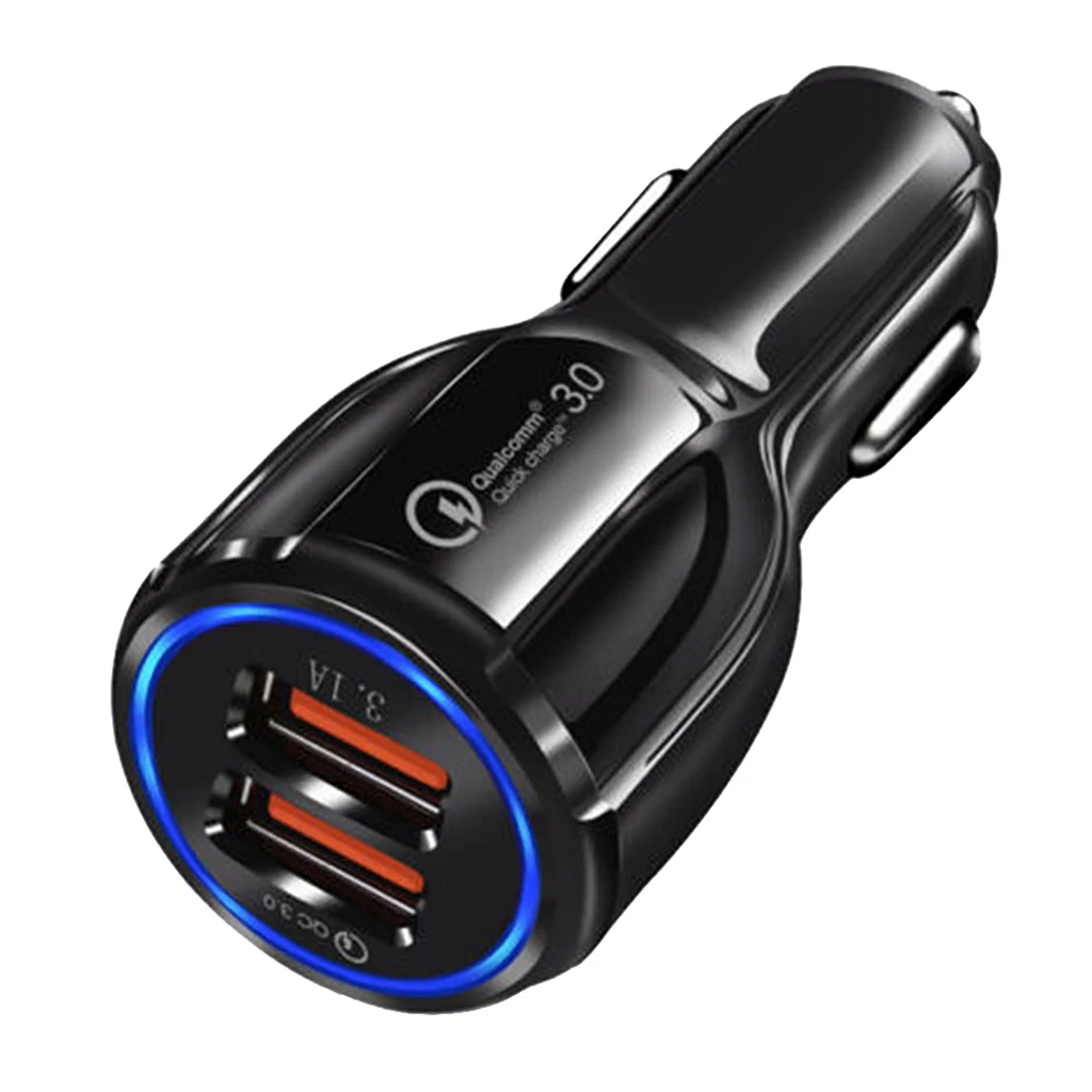DC водонепроницаемый двойной USB адаптер Автомобильное зарядное устройство для
