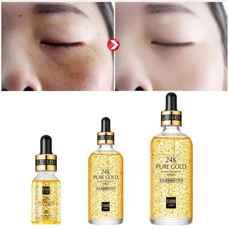 

24K Face Serum Nicotinamide Essence Liquid Removal Wrinkle Firming Skin Moisturizing Mask Anti-Aging Moisturizing Refreshing