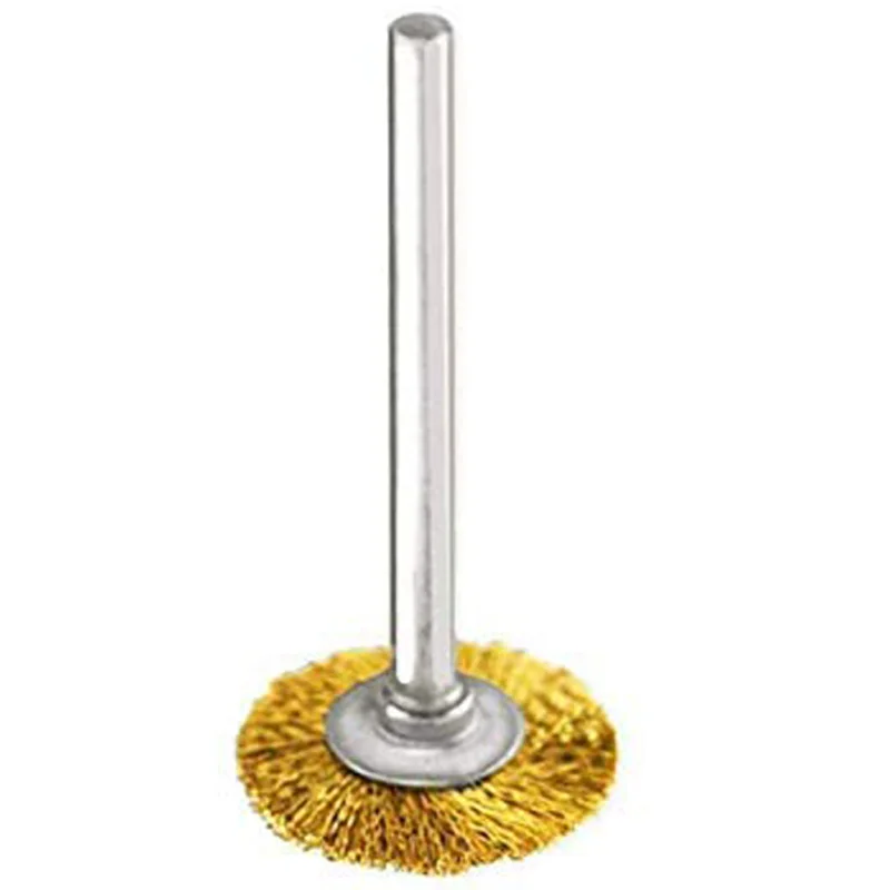

45 PC Brass Wire Wheel Brushes Wire Brushes Set for Accessories Rotary Tools Polish Clean