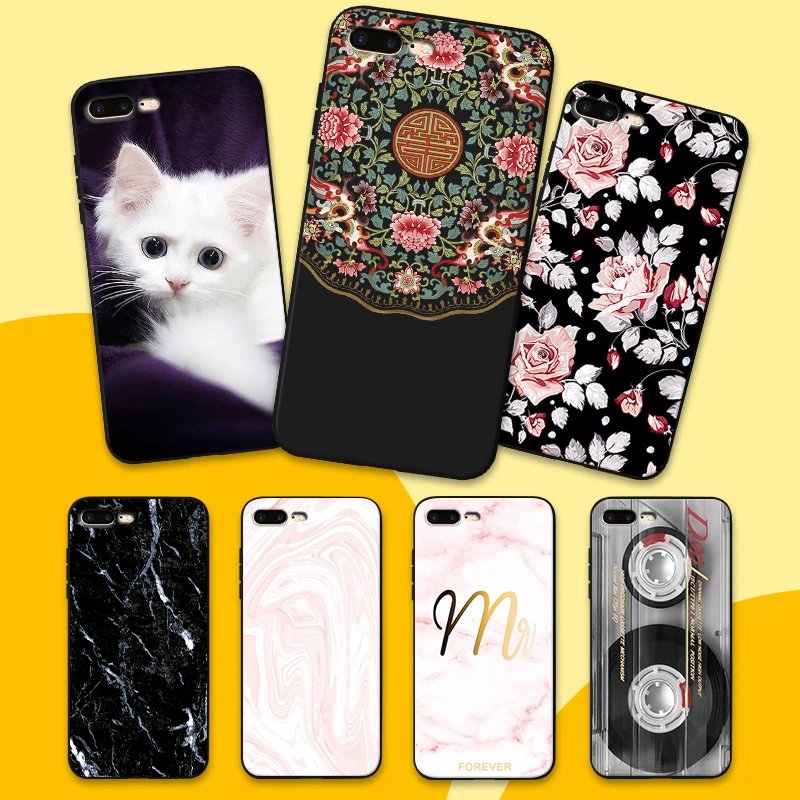 Модный защитный чехол для iPhone 11 Pro Max XR XS Slim TPU Matte Phone Case для 5G 5S 6 6S 7 8 Plus гибкий гель Фундас Capa.