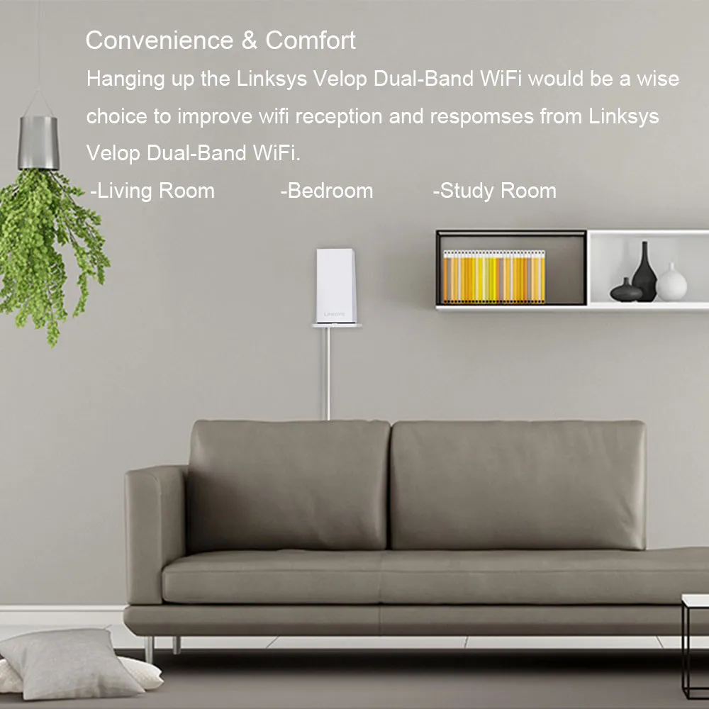 Настенный держатель для Linksys стильная настенная полка маршрутизатора с