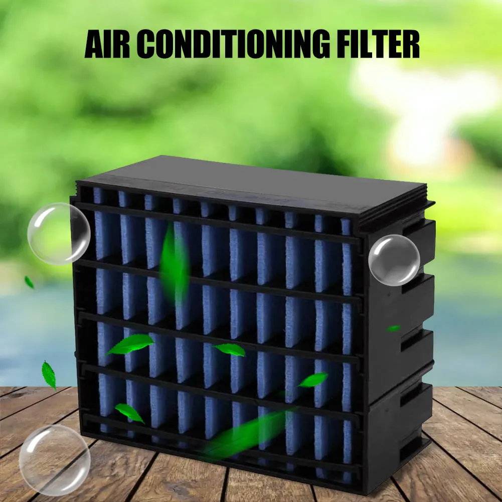 

10pcs/set Air Cooler Replaceable Filter Element Silver Ion Absorbent Felt Portable Humidifier Parts