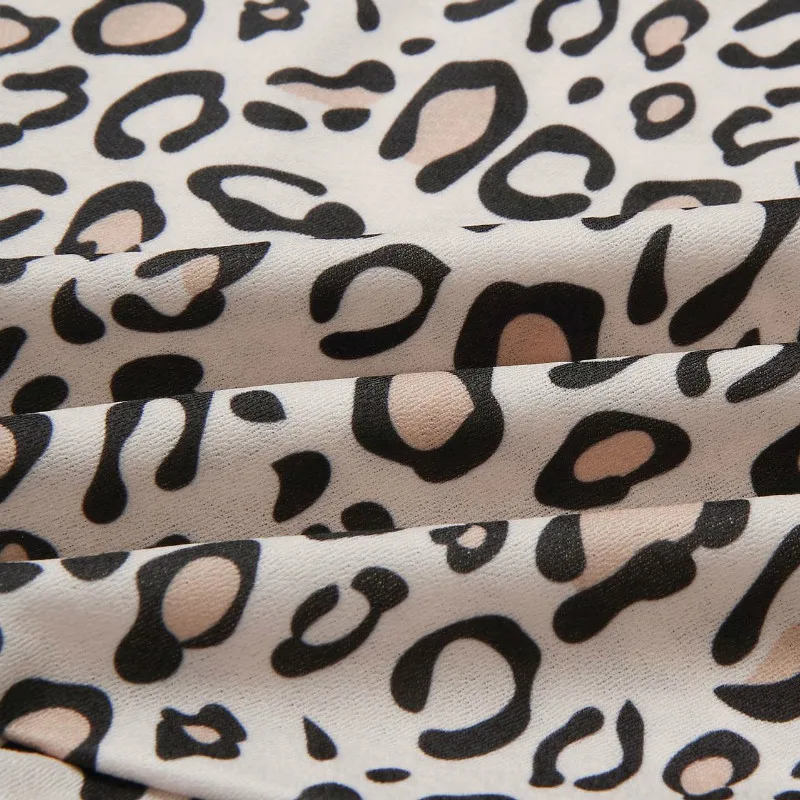 Summer Fashion Skirt Leopard Printing Pattern Short Length Pleated Women Casual Street Wear Size S To Xl Three Color | Женская одежда