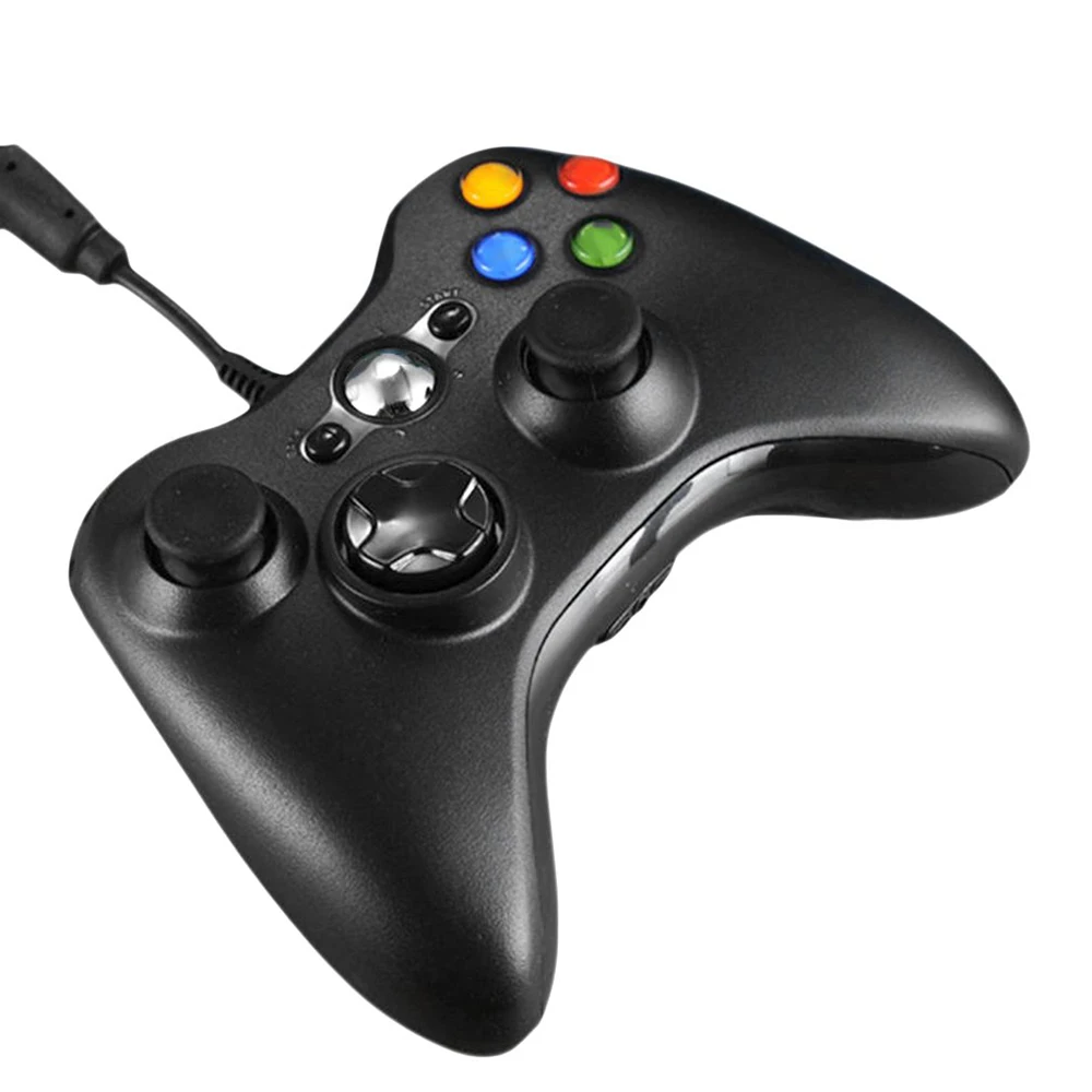 Игровой контроллер Joypad геймпад чехол для Xbox 360 беспроводной/проводной контроллер чехол для XBOX 360 контроллер - Цвет: Черный