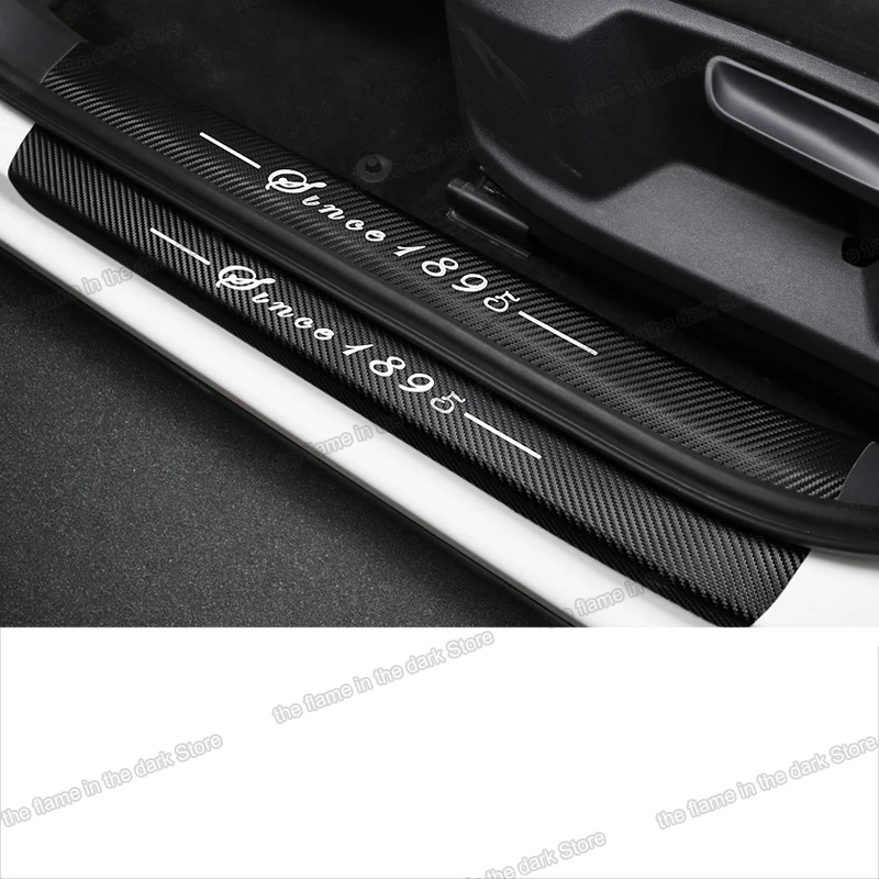 Lsrtw2017 углеродное волокно Abs крышка порога автомобильной двери защитная