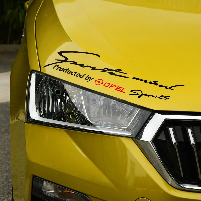 

Opel logo decal reflector, eyebrow decal, vinyl sports car decal for Opel Saferi Corsa Badge attachment