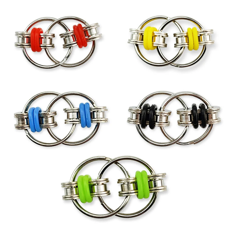 

Key Ring Hand Spinner EDC Fidget ADHD Flippy Chain Fidget Toy For Autism Spinner Reduce Stress Toys