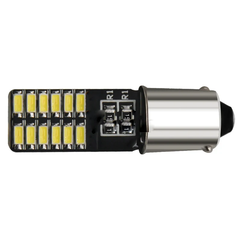 1 шт. T4W BA9S Canbus светильник неполярный 24SMD 4014 светодиодная безотказсветодиодный