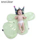 Новый спальный мешок для новорожденных, детский спальный мешок для маленьких девочек и одеяла для мальчика, хлопковый детский зимний спальный мешок с подушкой для малышей