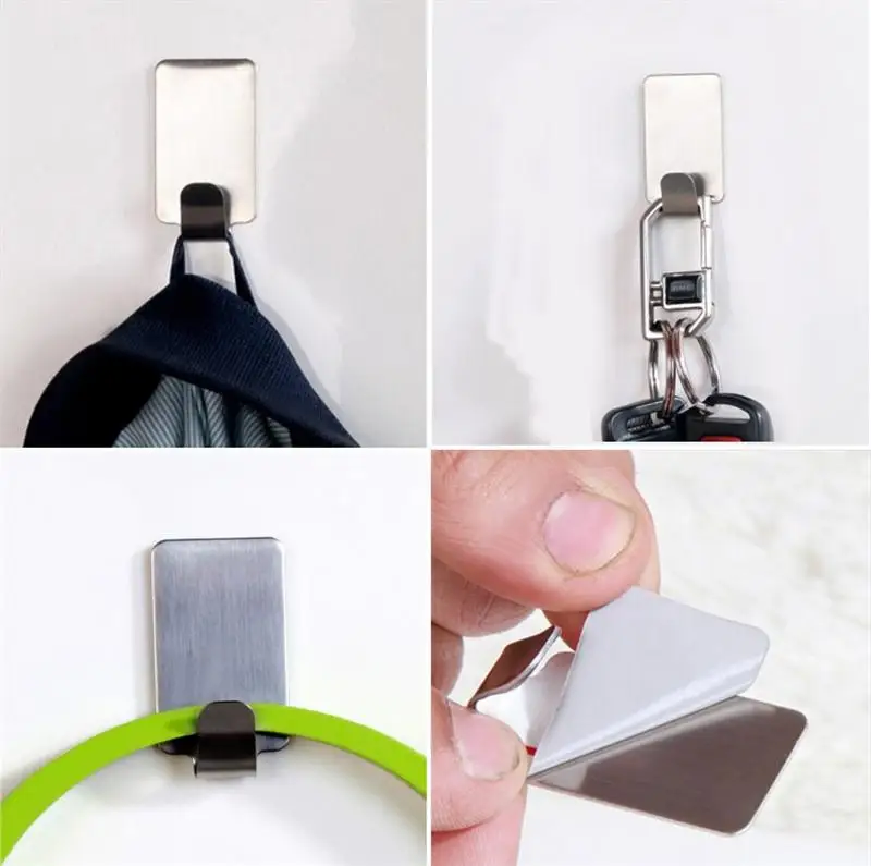 Крючки для полотенец из нержавеющей стали настенные крючки кухни ванной комнаты