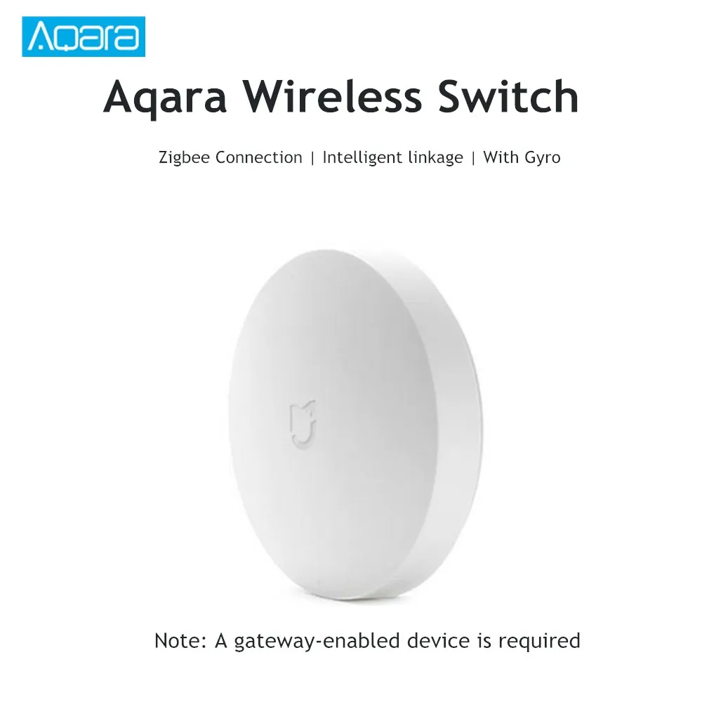 Aqara Mijia Wireless Switch Smart Bluetooth Zigbee Connection Switch Intelligent Home Security Equipment Work With Mi Home APP