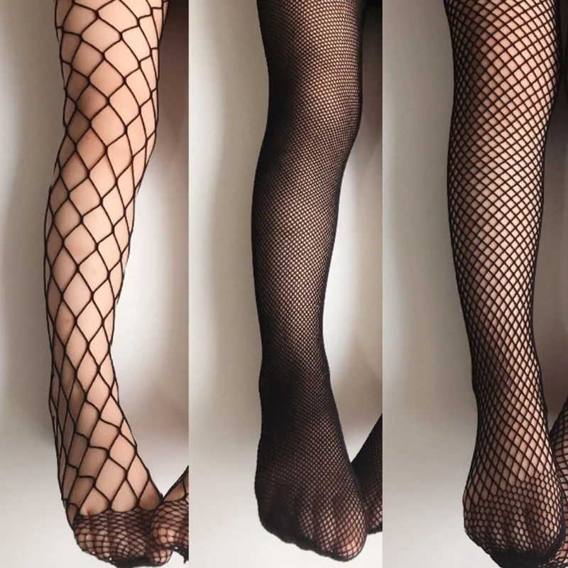 

Girls Fashion Mesh Stockings Kids Baby Fishnet Stockings Black Pantyhose Tights M3GE