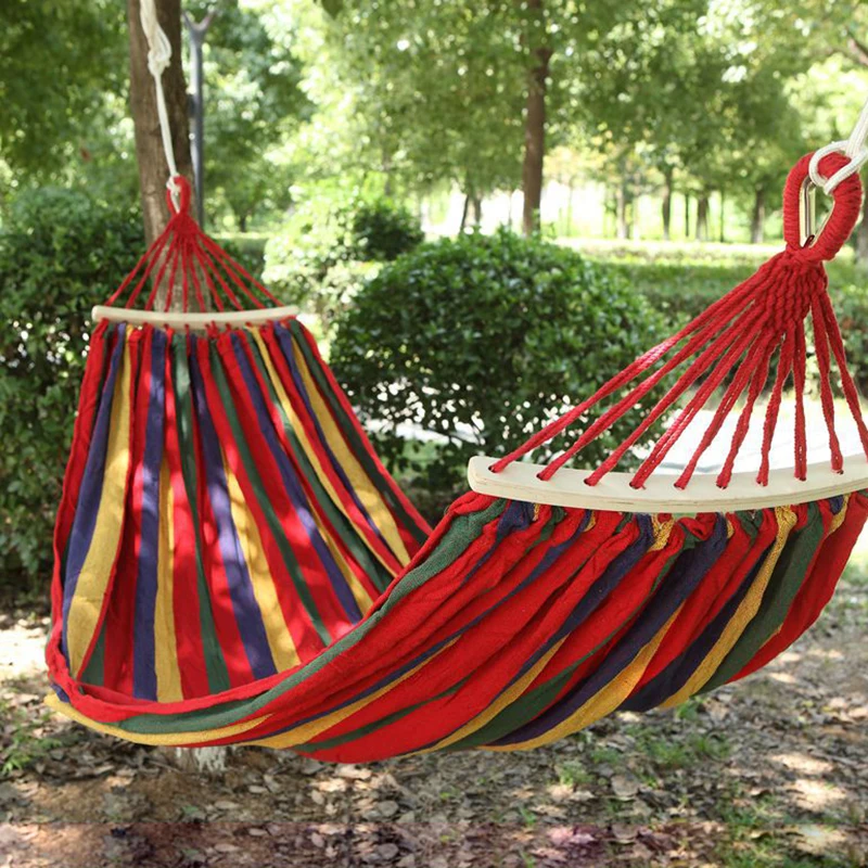 Открытый Кемпинг парк путешествия гамак подвесная кровать повседневная