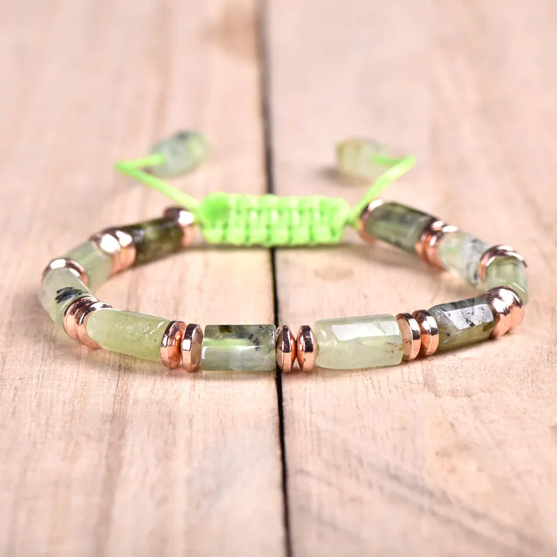 

Natural Stone Peridot Bracelet Healing Crystal Bracelet Women Accessories
