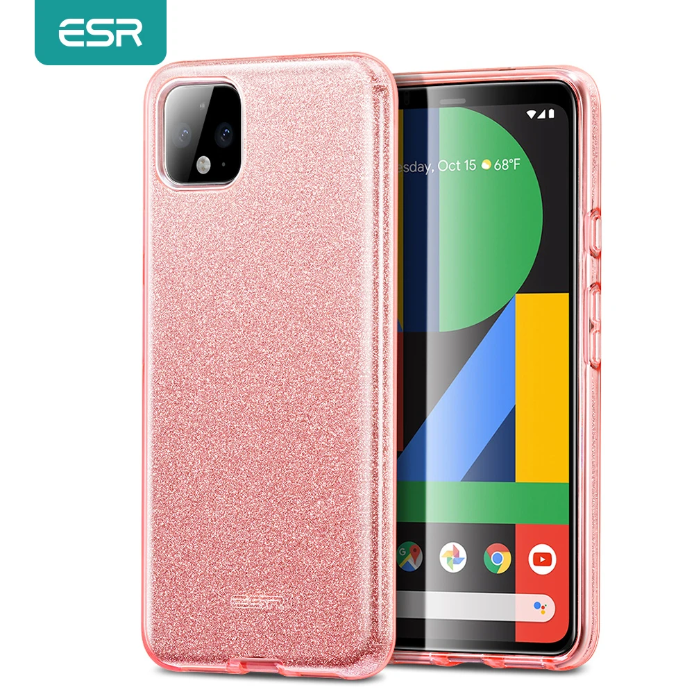 Чехол ESR для Google Pixel 4 XL деловой ударопрочный розовый золотой зеленый блестящий