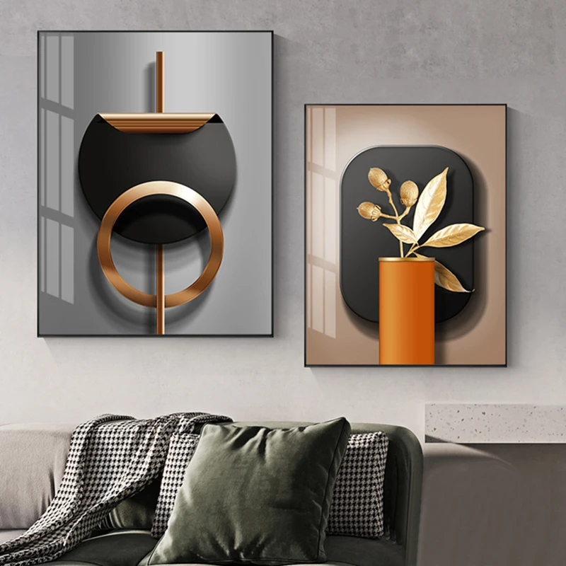 

Abstract Geometry Wall Art Poster Anime Canvas Painting Living Room Bedroom Home Wall Decoration Picture Cuadros Decorativos