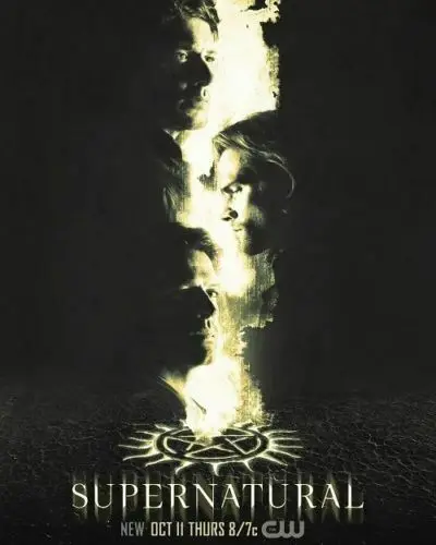MT344 сезона Supernatural 14 Сэм Дин Винчестер и с героями сериалов живопись на холсте