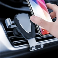 universal car phone holder for phone car air vent mount stand no magnetic smartphone holder for iphone samsung gravity bracket
