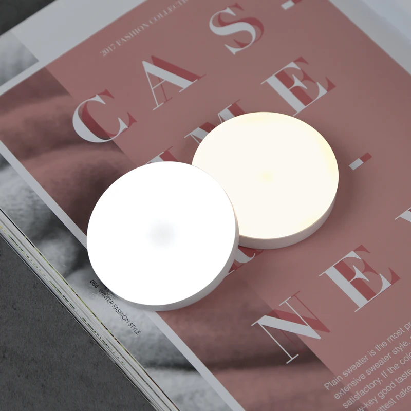 Светодиодный ночник с Usb зарядкой прикроватный беспроводной мини светильник