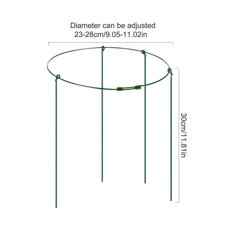 

5pcs Adjustable Climbing Plant Support Cage Garden Trelli Telescopic Flower Tomato Stand Garden Tool Four-legged Orchid Frame