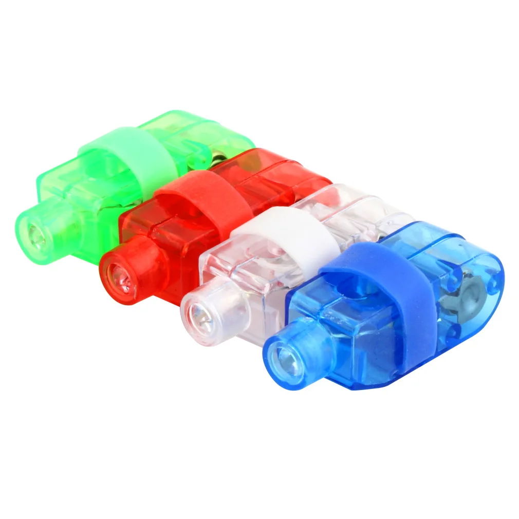 Лидер продаж 4 шт. вечерние светодиодная пальчиковая светильник лазерный палец