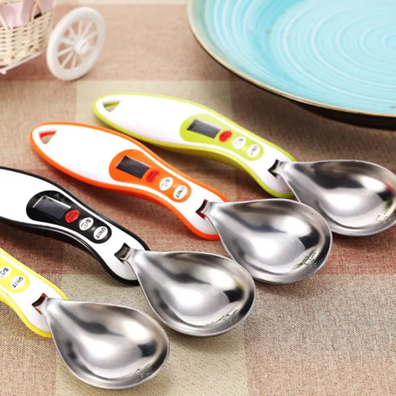 

Nice Digital Measuring Kitchen Scales LCD Spoon For Salt Soup Coffee Powder g/ml/oz
