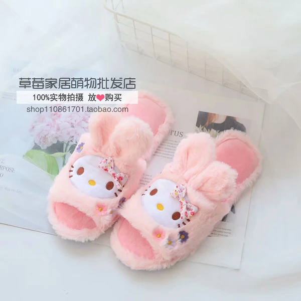 Мультфильм Медведь Даффи стеллалу hello kitty My Melody Марка oroll Марка pom-Pom Purin тапочки вьетнамки для женщин девушек подарки