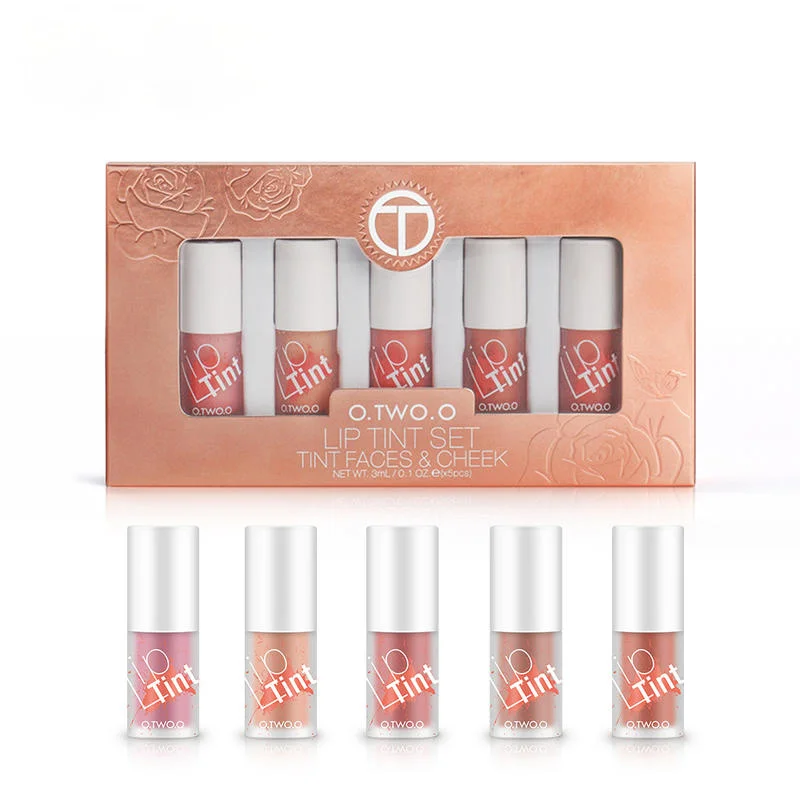 O.Two.O 5 шт./компл. Подарочная коробка водостойкий стойкий увлажняющий глянцевый